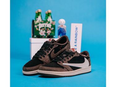 Sneakers og sko Jordan Travis Scott x Air Jordan 1 Low "Mocha" Brun | CQ4277-001, 5