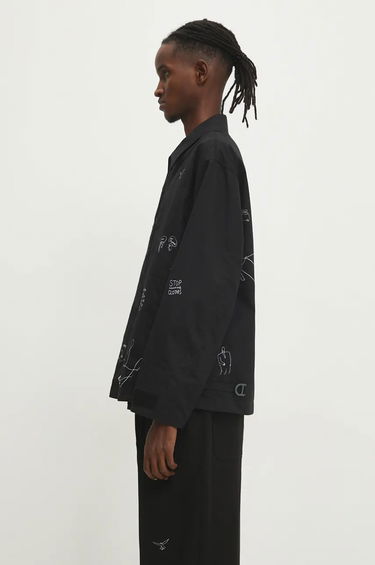 Jakke UNDERCOVER Oversize Jacket with Print Sort | UC2D4212, 1