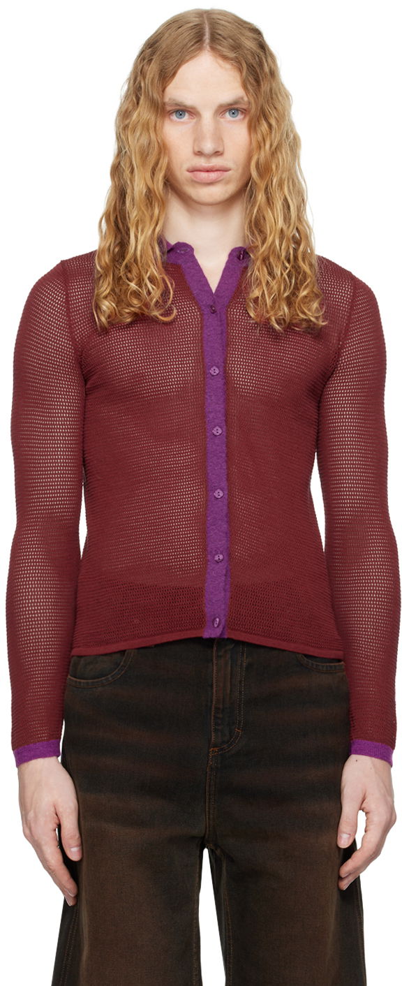 Skjorte Eckhaus Latta Long Sleeve T-shirt Rød | 8087-EL-PF24-O - ORCHID, 0