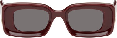 Solbriller Loewe Loewe Rectangular Sunglasses Bourgogne | LW40101IW4666A 192337214158, 0