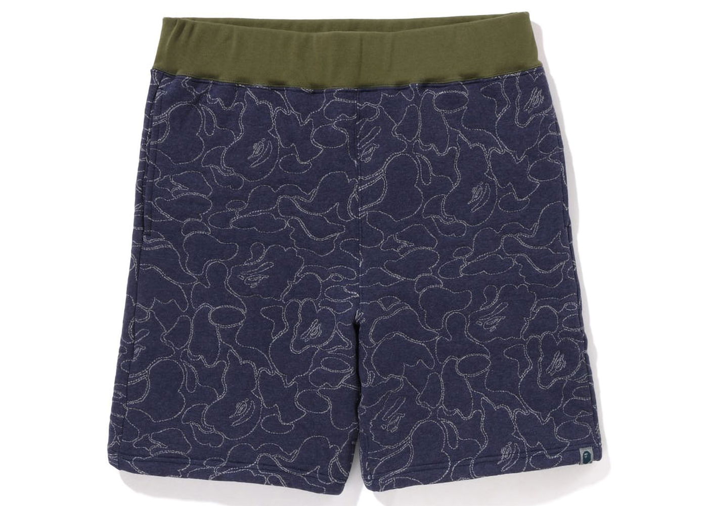 Shorts BAPE ABC Camo Sweat Shorts Mørkeblå | 1J30-153-020, 0