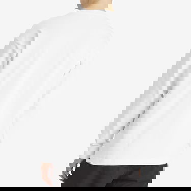 T-shirt NORSE PROJECTS Norse Projects Standard Heavy Loose Long Sleeve T-Shirt Hvid | N10-0213-0001, 3