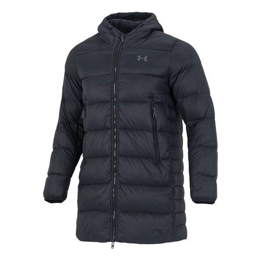 Puffer jakke Under Armour Down Parka Sort | 1373663-001, 0