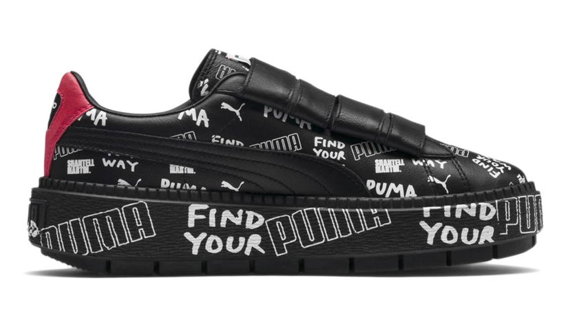 Sneakers og sko Puma Platform Trace Strap Sort | 366533-02