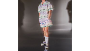 Shorts Vans Stranger Things x California Stripe Vollyshort Flerfarvet | VN0007RUPNK, 4