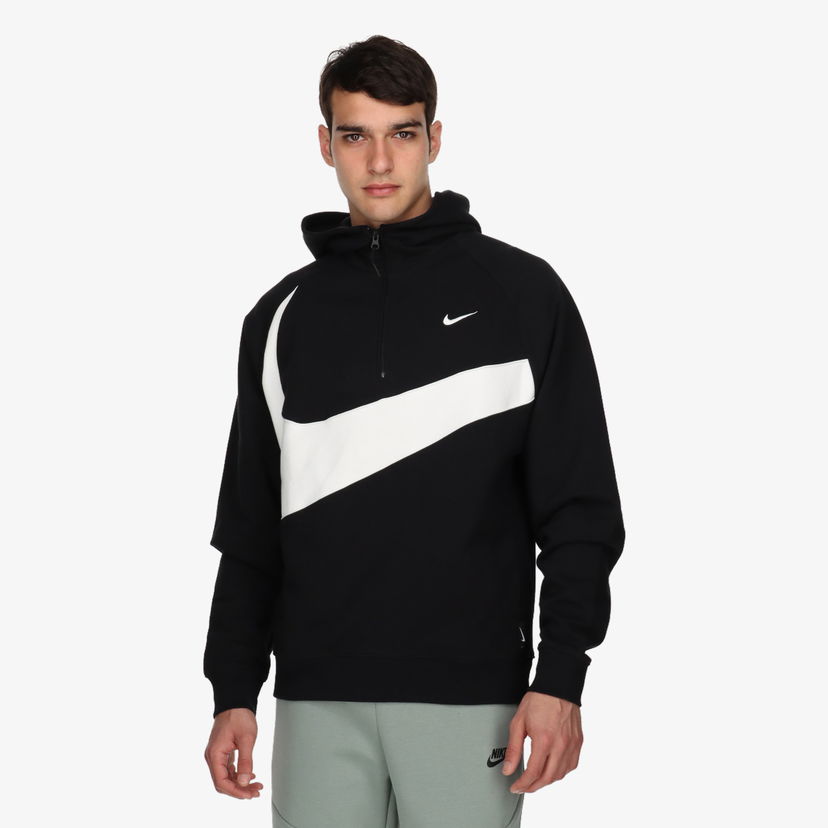 Sweatshirt Nike Swoosh Hoodie Sort | DX0566-010