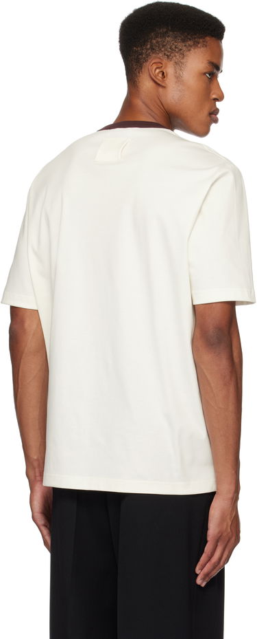 T-shirt LANVIN Lanvin Mohair Logo T-Shirt Hvid | RM-TS0032-J154-H24, 2