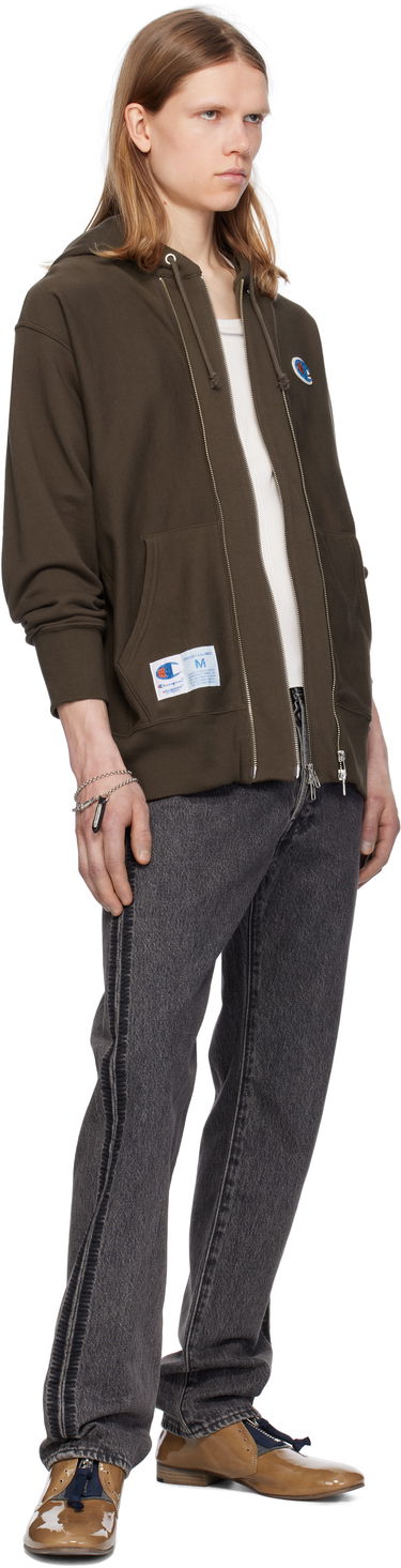 Sweatshirt UNDERCOVER Undercover Champion Edition Zip Hoodie Brun | UC1E4811, 3
