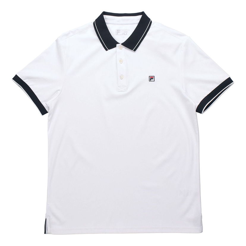 Polo skjorte FILA Short Sleeve Polo Hvid | F11M128106F-WT