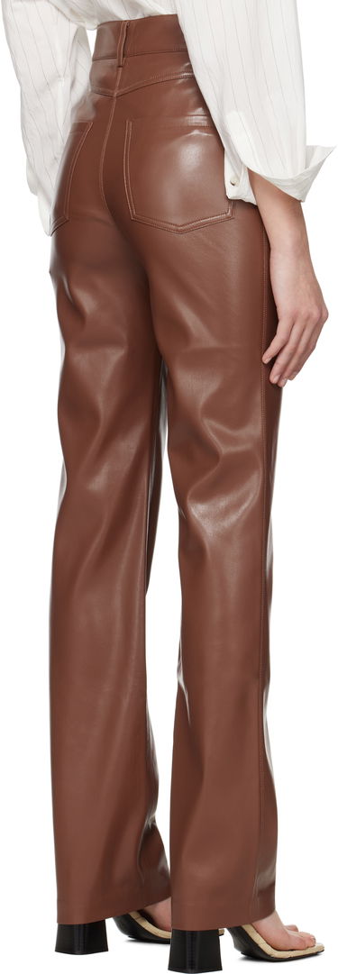 Bukser Nanushka Nanushka Jacoba Vegan Leather Pants Brun | NW25SSPA21775, 2