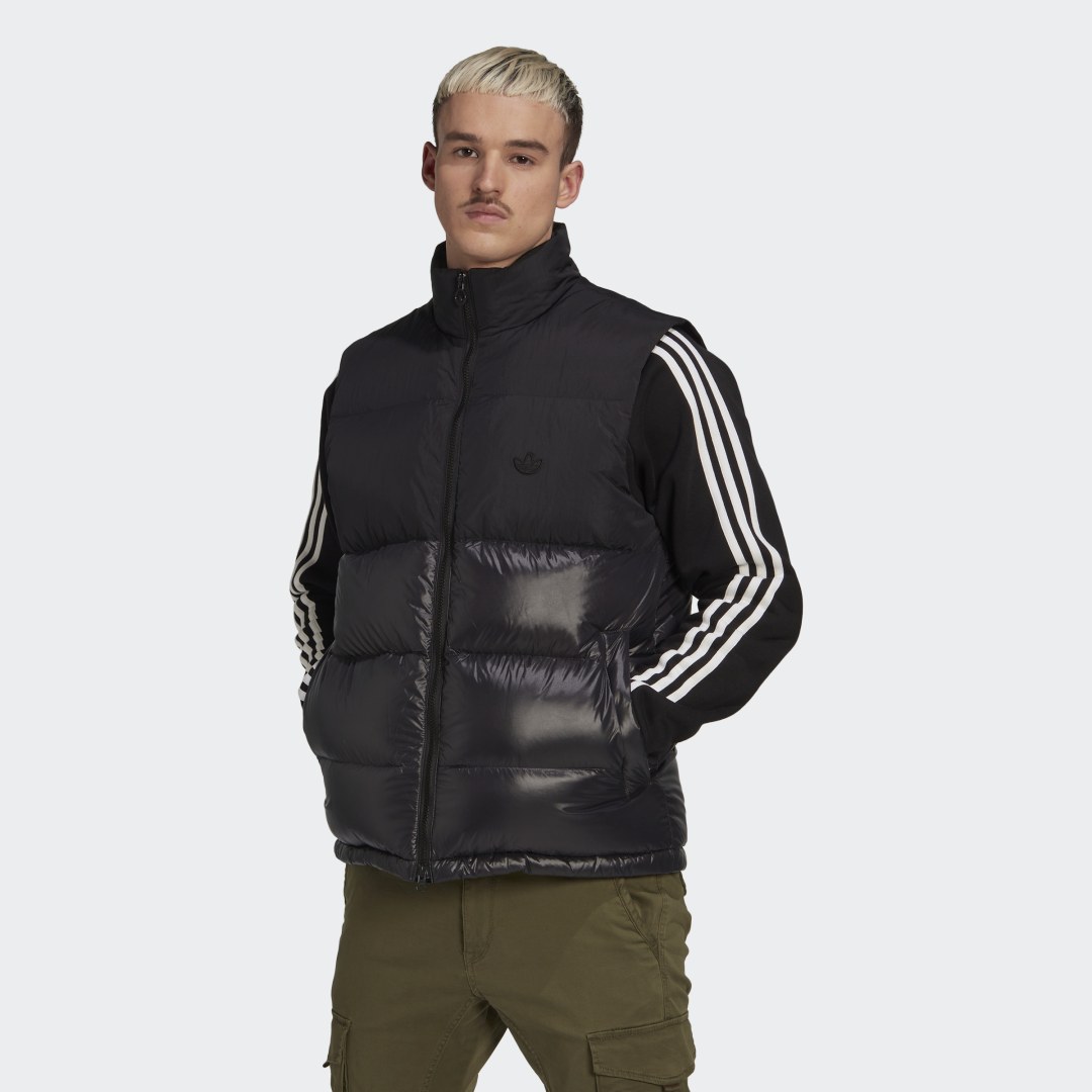 Vest adidas Originals Down Regen Puffer Vest Sort | HL9185, 0