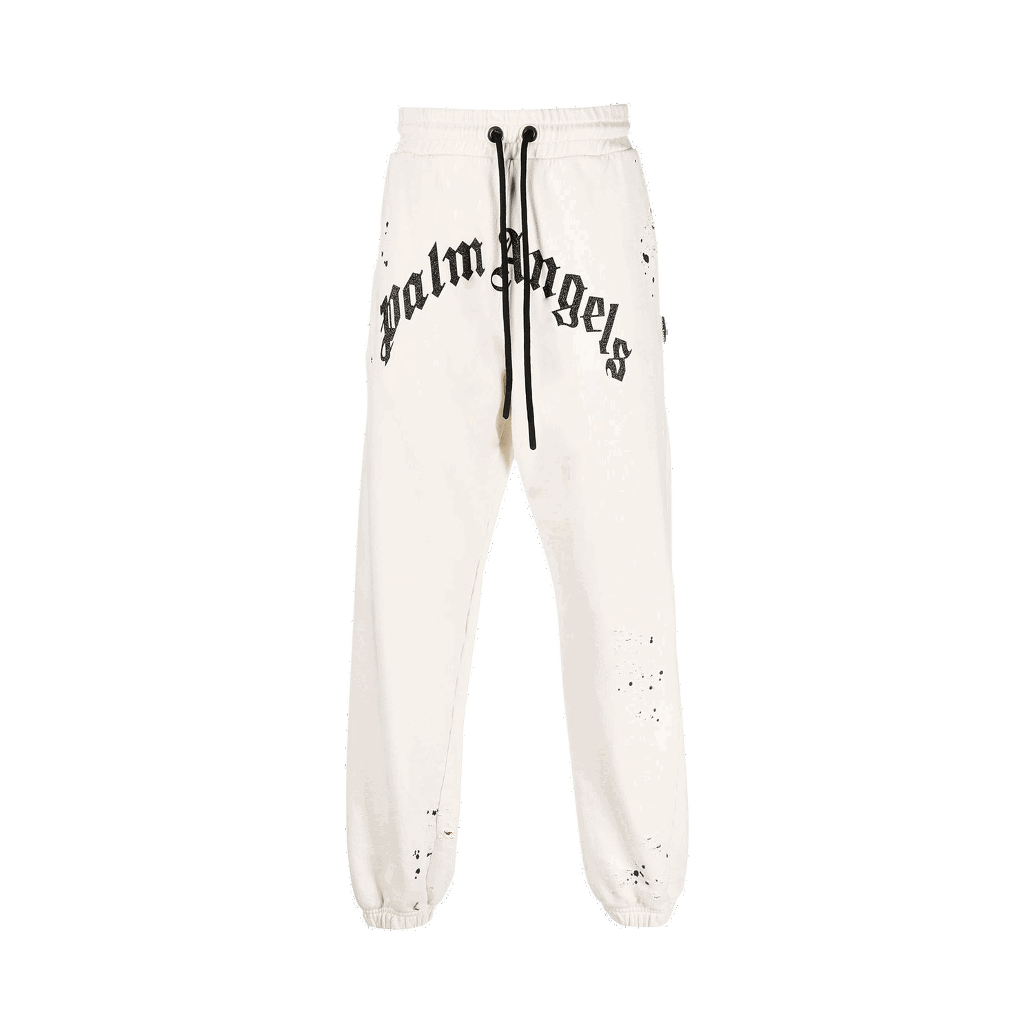 Joggingbukser Palm Angels GD Glittered Logo Sweatpants Hvid | PMCH011F22FLE0030310, 0