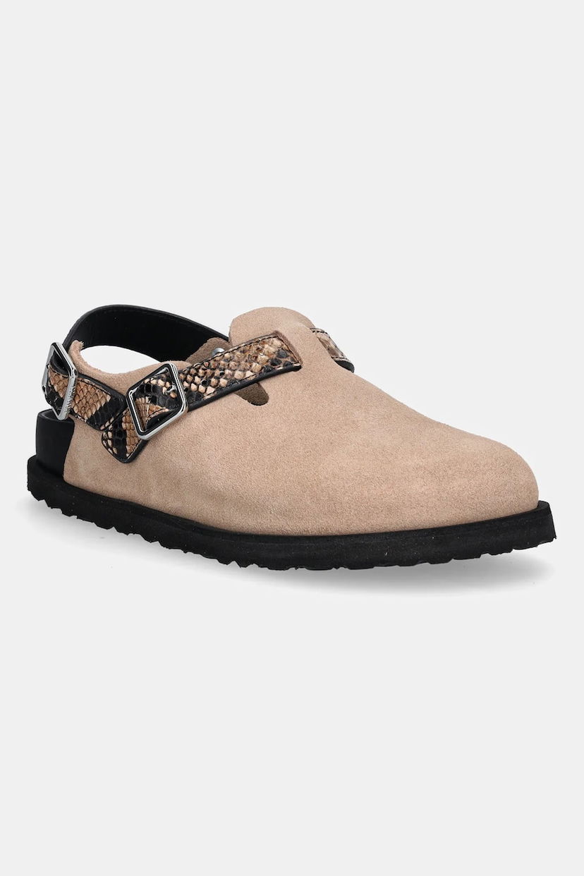 Sneakers og sko Birkenstock 1774 Tokio EXQ LE Suede Sandals Beige | 1030012