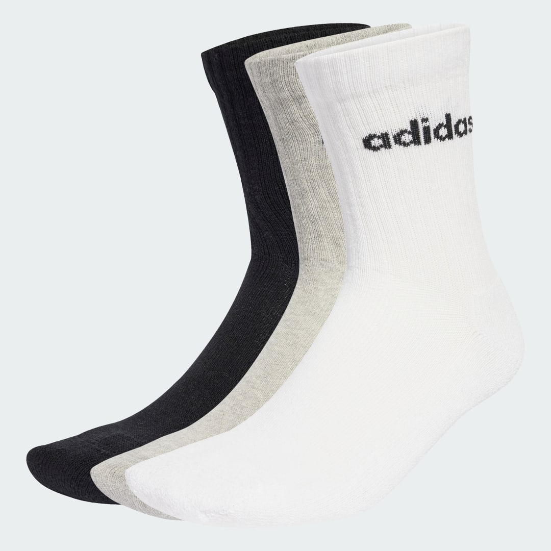Sokker adidas Performance Linear Crew Socks 6 Pairs Grå | JL6095, 0