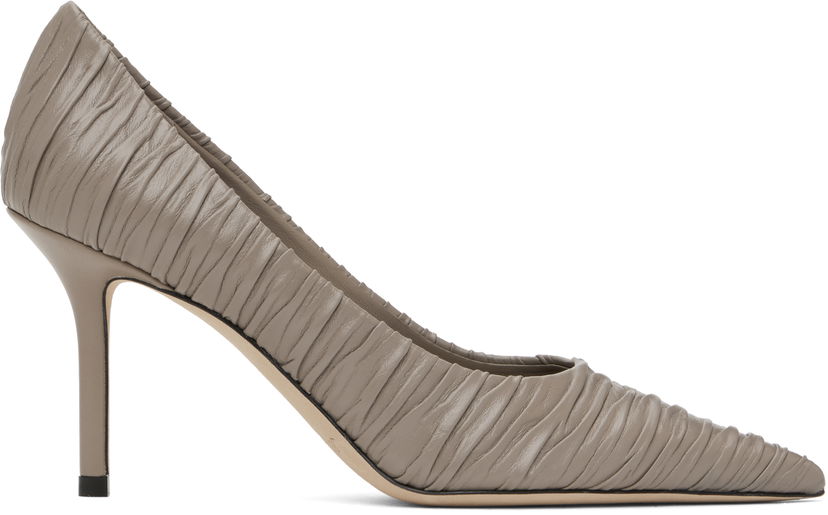 Sneakers og sko Jimmy Choo Jimmy Choo Love 85 Ruched Pumps Grå | LOVE 85