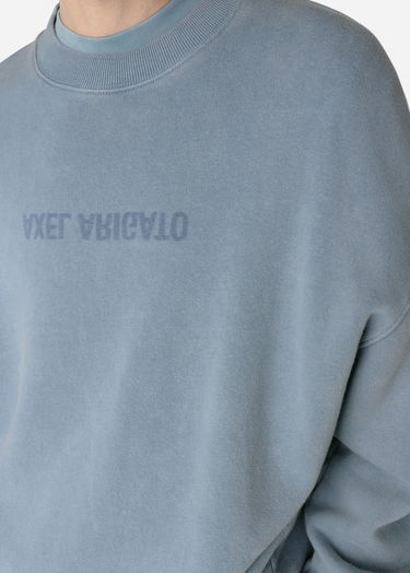 Sweatshirt AXEL ARIGATO Washed Blue Sweatshirt Blå | A3122002, 6