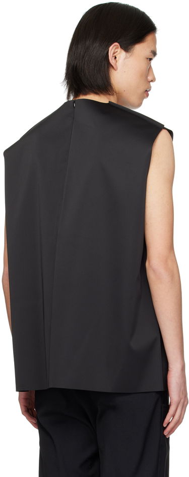 Tanktop We11done We11done Tie Embossed Tank Top Sort | WD-BL1-24-125-M-BK, 2