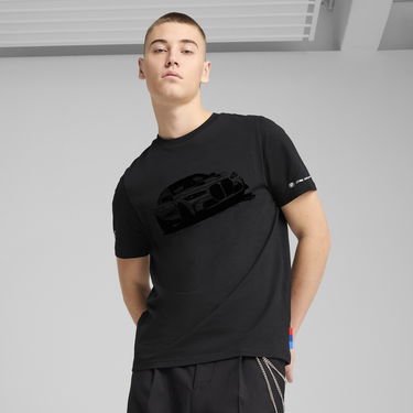 T-shirt Puma BMW M Motorsport Essentials Graphic T-Shirt Sort | 630633_01, 0