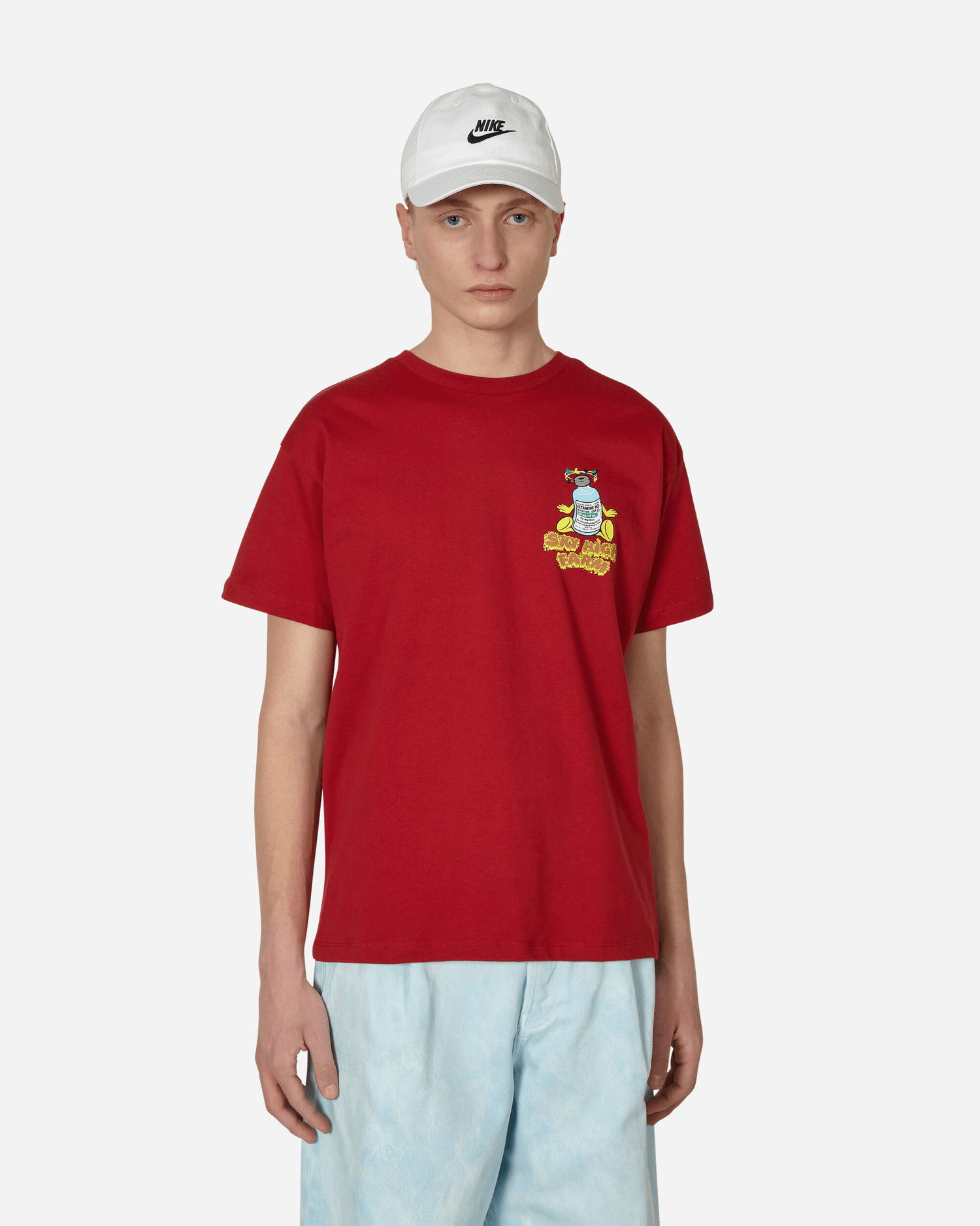 T-shirt Sky High Farm Flatbush Printed T-Shirt Rød | SHF03T002 1, 0