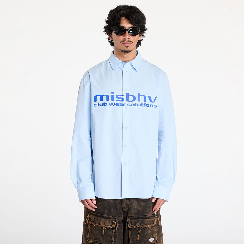 Skjorte MISBHV Light Blue Sport Shirt UNISEX Light Blue Blå | 241M136
