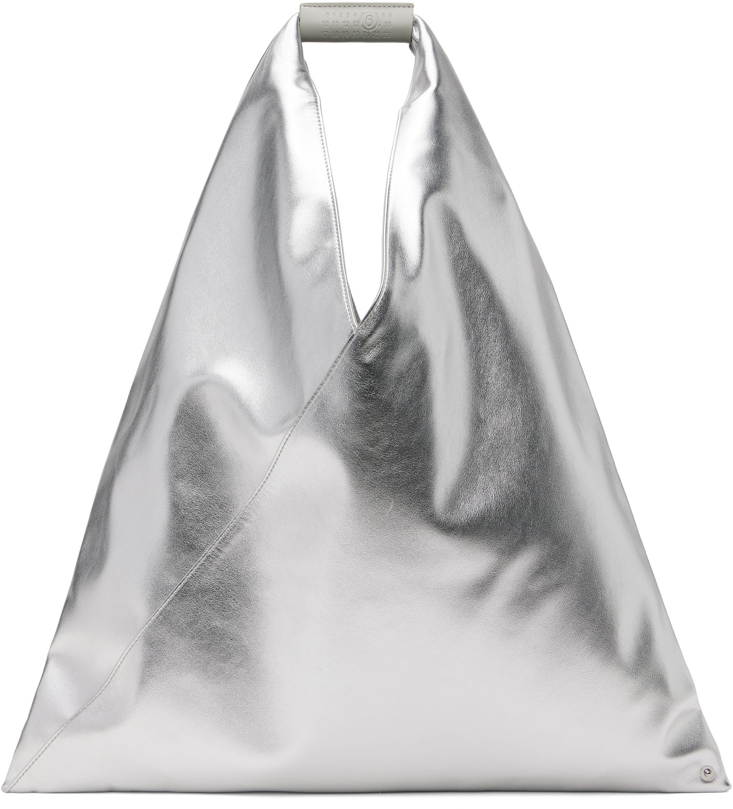 Mulepose Maison Margiela MM6 Maison Margiela Triangle Tote Metalisk | S54WD0039 P8496, 0