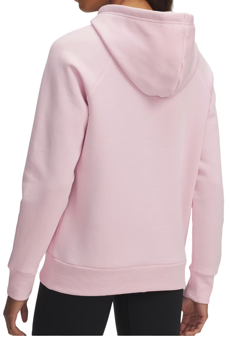 Sweatshirt Under Armour Rival Fleece Shimmer Hoodie Lyserød | 6003710-647, 1
