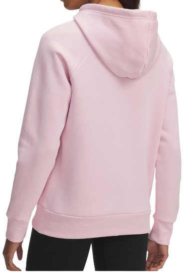 Sweatshirt Under Armour Rival Fleece Shimmer Hoodie Lyserød | 6003710-647, 1