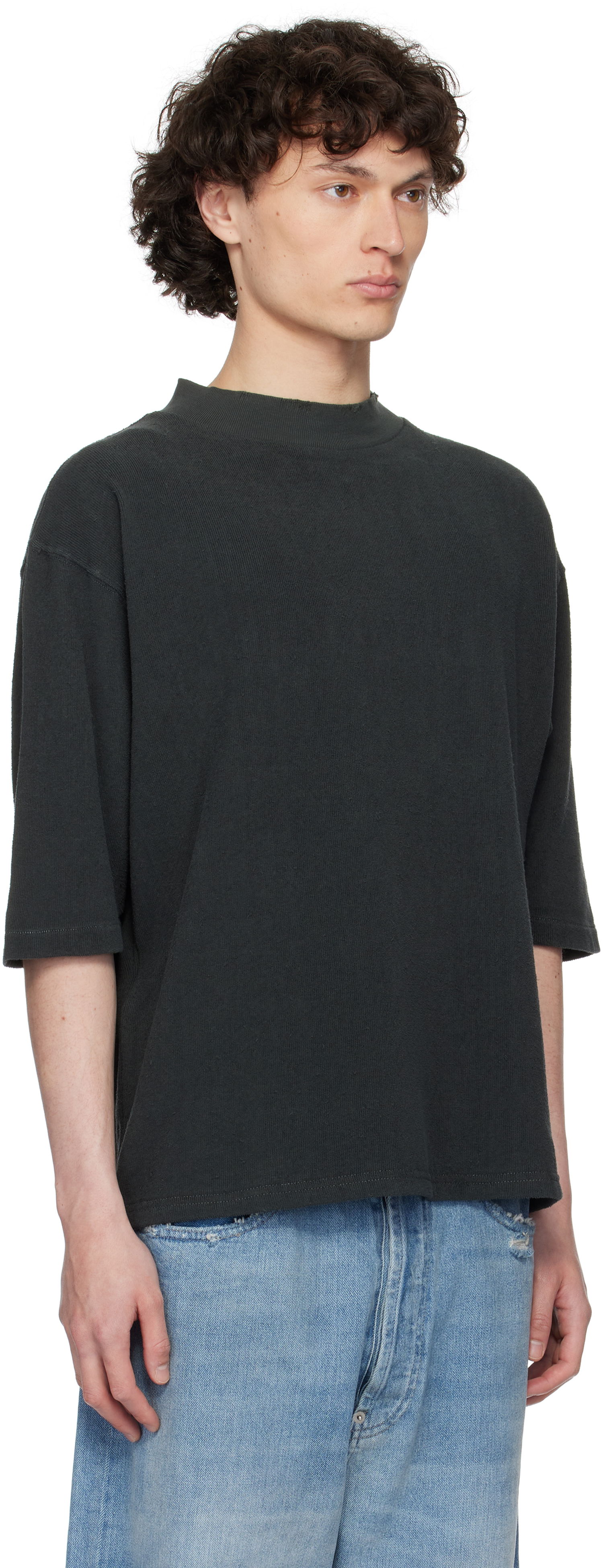T-shirt Maison Margiela Maison Margiela Stamp Logo T-Shirt Grå | S50GC0713 M20057, 1