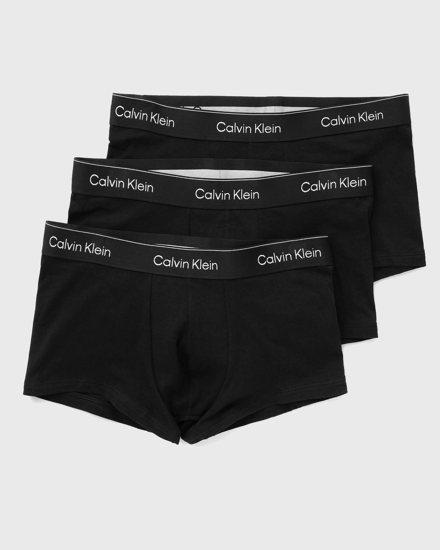 Boksere CALVIN KLEIN LOW RISE TRUNK ICON COTTON STRETCH 3-PACK Sort | LV00NB4389TM6, 1