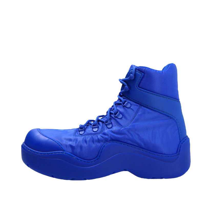 Sneakers og sko Bottega Veneta Puddle Bomber Ankle Boot Blå | 667064VBSD74209