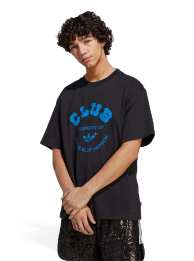 T-shirt adidas Originals Blue Version Club Tee Sort | IA2458