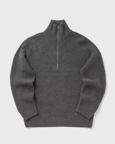 Sweater CLOSED Half-Zip Knit Jumper Grå | C86205-98U-22-164, 0