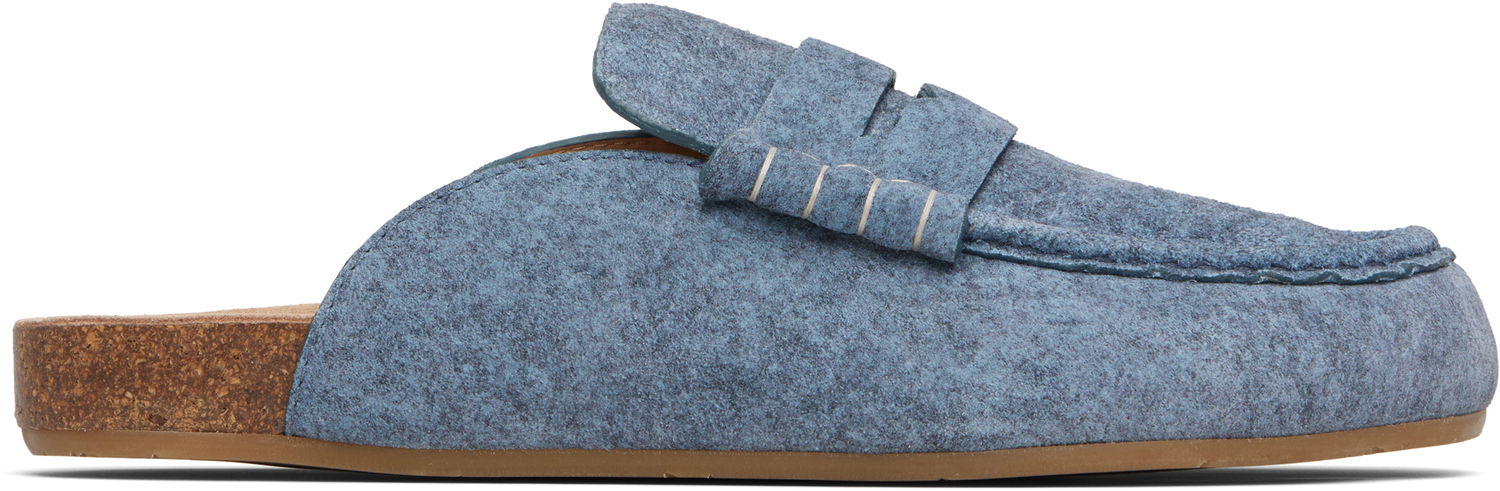 Sneakers og sko JW Anderson JW Anderson Stitch Loafers Blå | LF0079-LA0380, 0