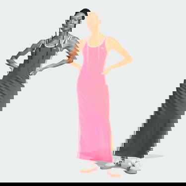 Kjole adidas Performance 3-Stripes Tank Maxi Dress Rød | JD4620, 0