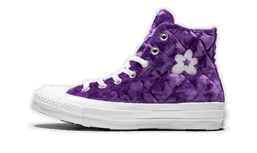 Sneakers og sko Converse Golf Le Fleur x Chuck 70 Hi "Quilted Velvet Tillandsia Purple" Lilla | 165600C, 0