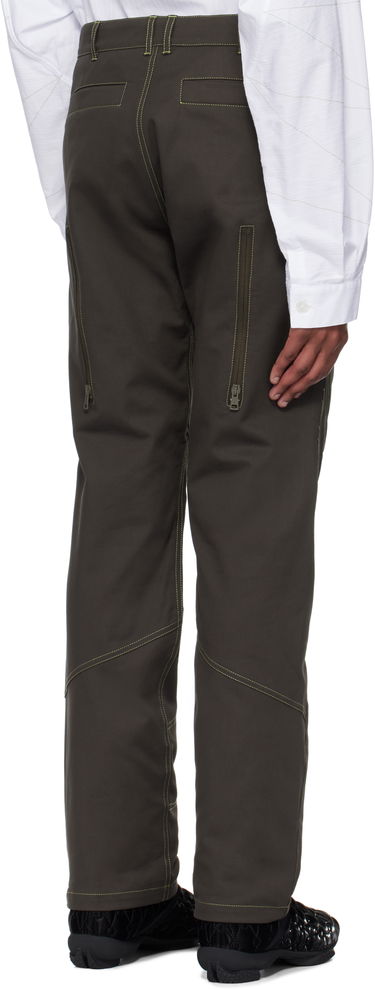 Bukser KIKO KOSTADINOV Kiko Kostadinov Solix Zip Trousers Grøn | KKSS25T03-11, 2