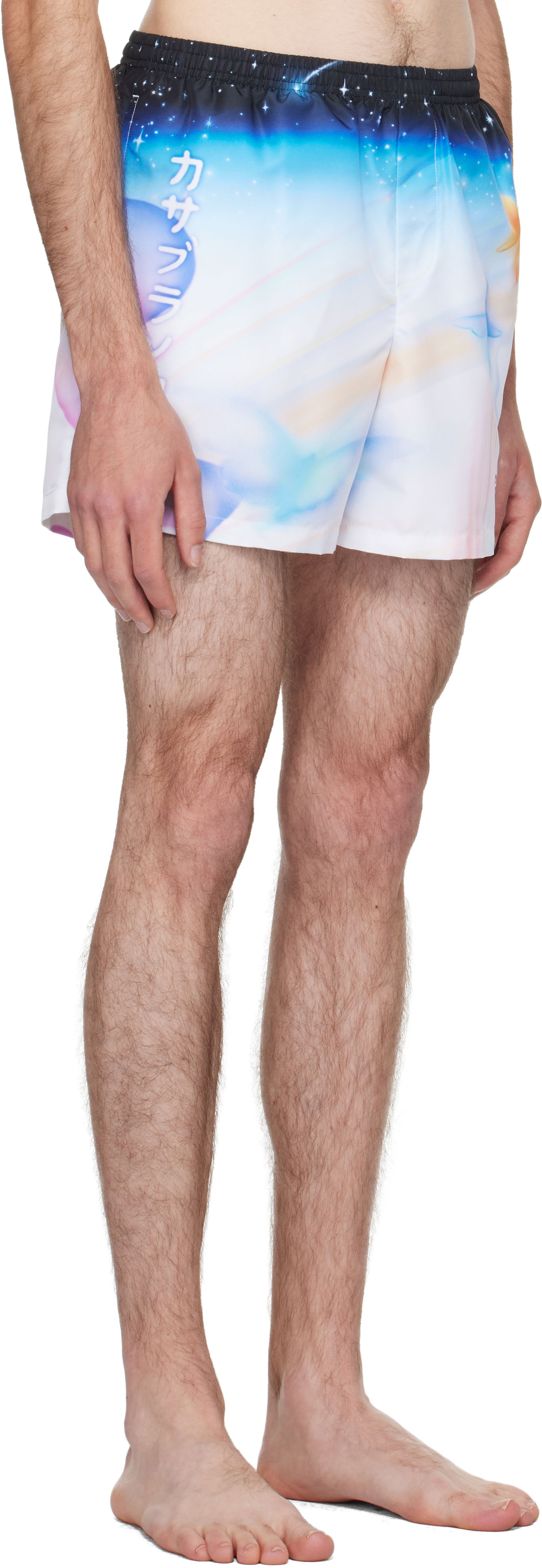 Badetøj Casablanca Casablanca Printed Swim Shorts Flerfarvet | MPF25-TR-032-01, 1