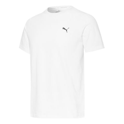 T-shirt Puma Puma Logo Short Sleeve T-Shirt Hvid | 848723-02