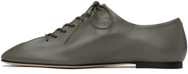 Tøj Aeyde Aeyde Isla Nappa Leather Derbys Grøn | A11-FL-RKLS08FL166-SS25-1007-007, 2