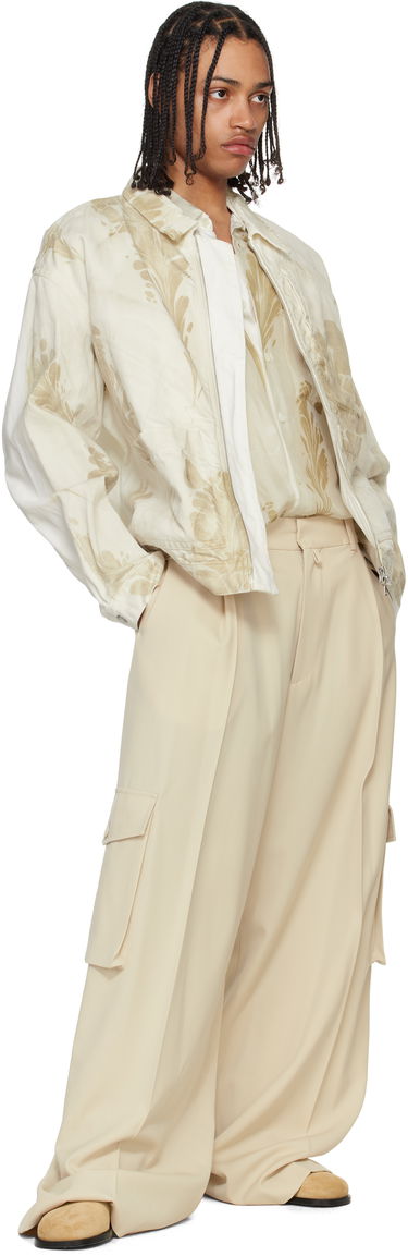 Bomberjakke Dries Van Noten Dries Van Noten Printed Jacket Beige | 251-020550-1556, 3