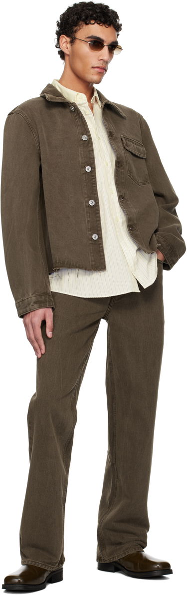 Jakke OUR LEGACY Our Legacy Cut Rebirth Denim Jacket Brun | M2255CC, 3