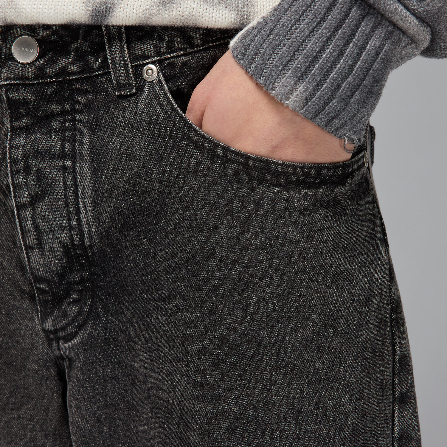 Jeans Jordan Air Jordan Loose Fit Jeans Grå | HF9291-010, 1