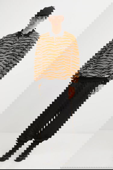 Bukser WACKO MARIA Wacko Maria 50's Baggy Pants with Patterned Side Stripe Sort | 25FW.WMO.PT01, 4