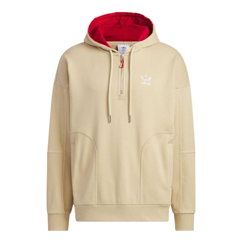 Sweatshirt adidas Originals Men's Originals Half-Zip Hoodie Beige | HY7282
