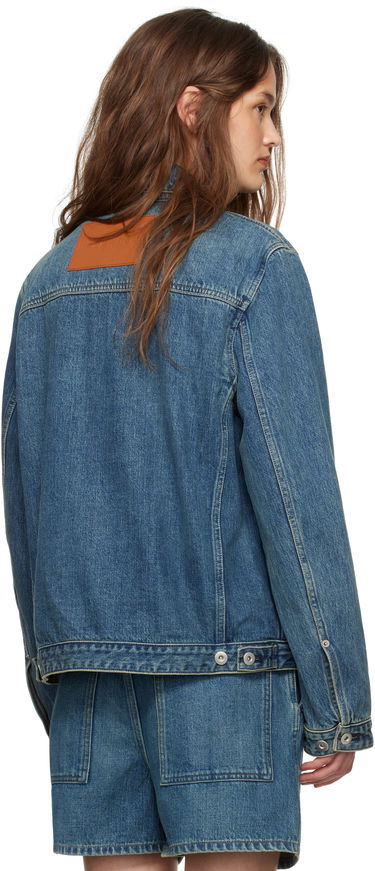 Jakke Jil Sander Jil Sander Regular Fit Denim Jacket Blå | J40SW0007_J45291, 2