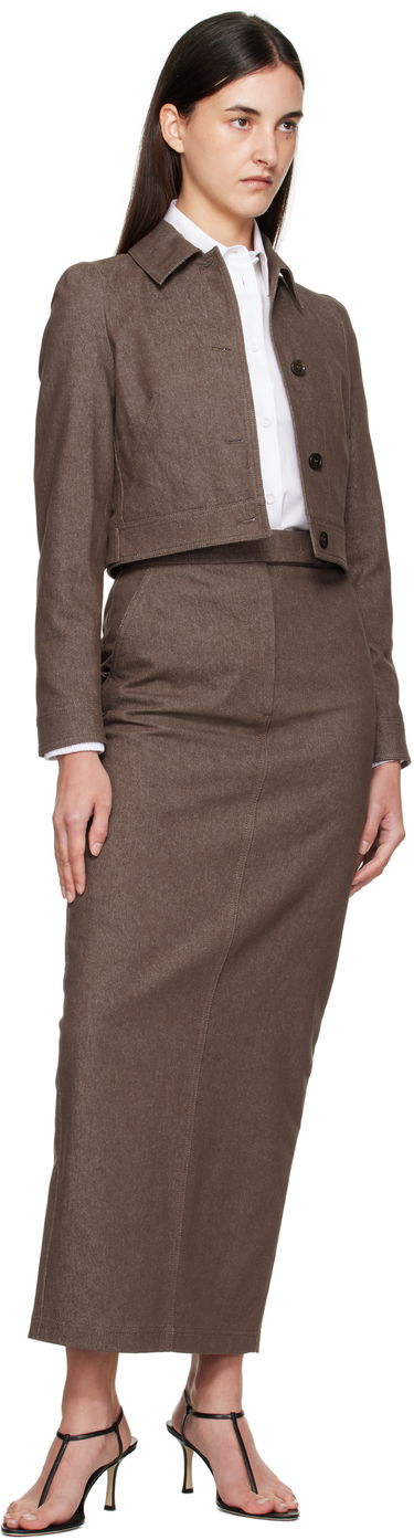 Jakke Max Mara Max Mara Carpa Cropped Jacket Brun | 2511041013600, 3