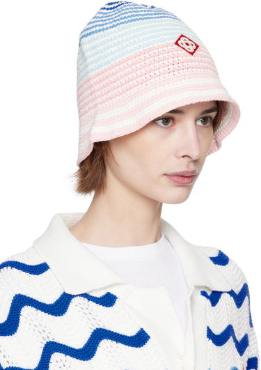 Hat Casablanca Casablanca Gradient Crochet Bucket Hat Flerfarvet | APS25-HAT-077-01, 1