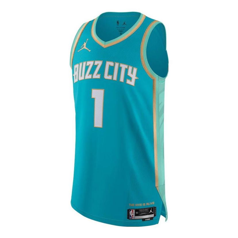 Jersey Jordan NBA Charlotte Hornets City Edition Swingman Jersey Lamelo Ball Turkis | DX8753-415