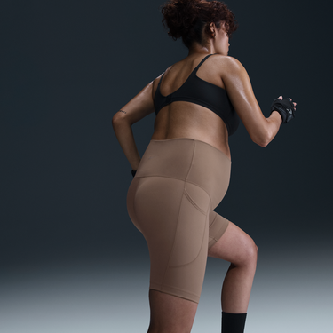 Bh Nike One Maternity High-Waisted Pocket Bike Shorts 8" Sort | FN3247-233, 4