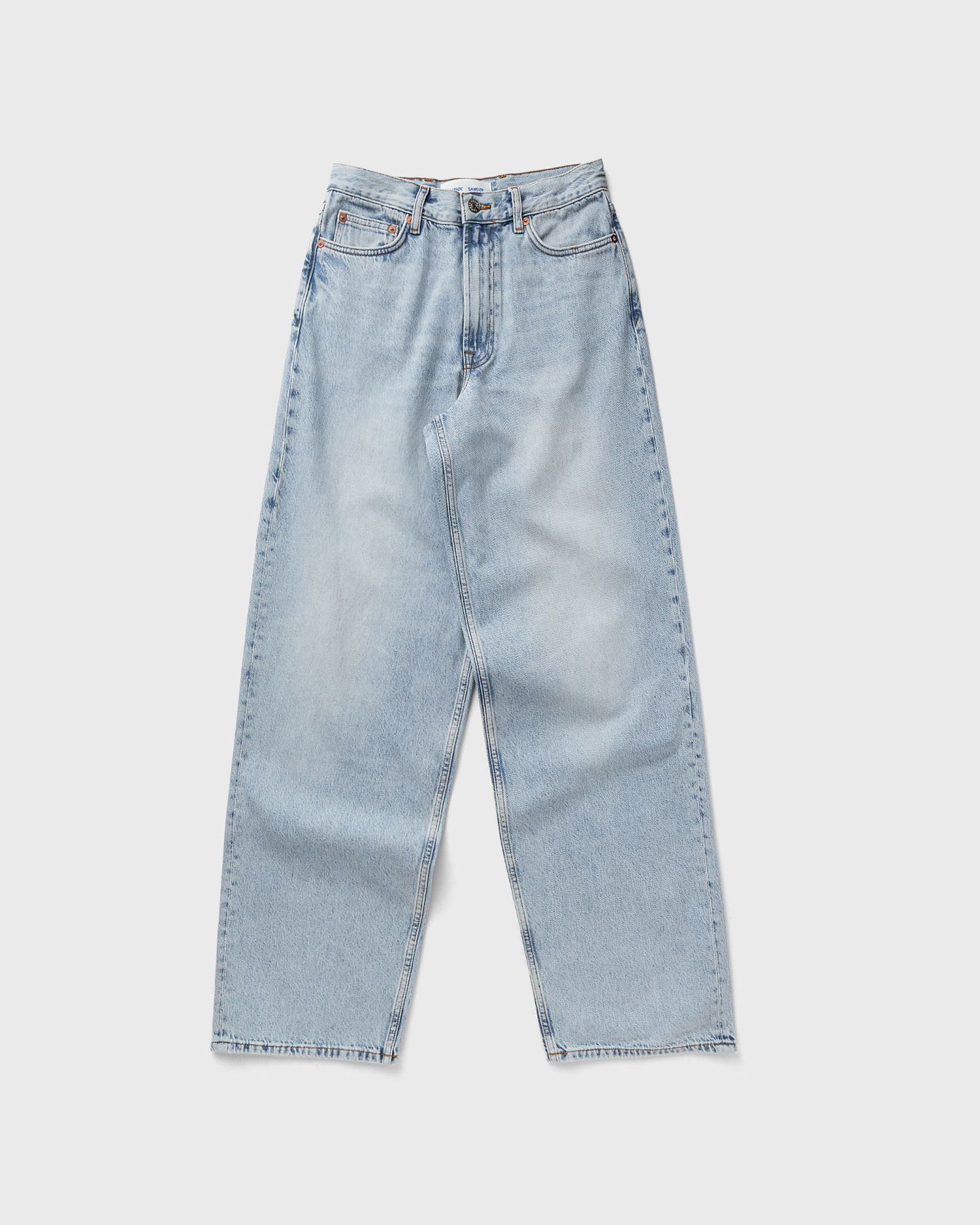 Jeans Samsoe Samsoe SAHarper Wide-Leg Jeans Blå | F24400109-FROZEN-SNOW, 0